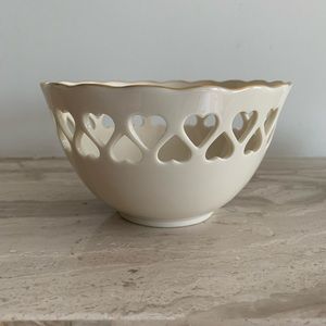 LENOX hearts serving/candy bowl
